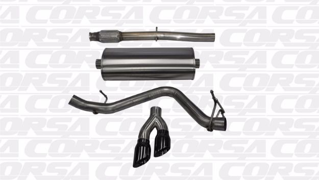 Picture of Corsa Exhaust Cat-Back For 2014-2018 GMC Sierra 1500 Crew Cab/Short Bed 5.3L V8