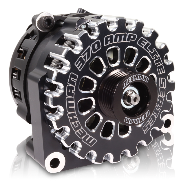 Picture of Mechman E Series 370 Amp Billet High Output Alternator