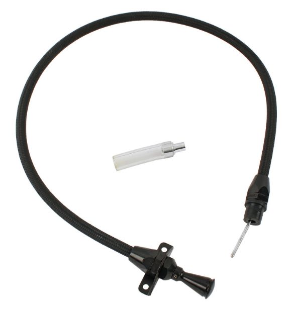 Picture of Lokar Hi-Tech Flexible Braided Stainless Transmission Dipstick - Black