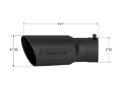 Picture of MBRP Universal 5in Exhaust Tip (Black)