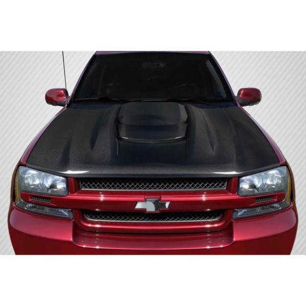 Picture of 2002-09 Chevrolet Trailblazer Carbon Creations ZR1 V2 Hood - 1 Piece